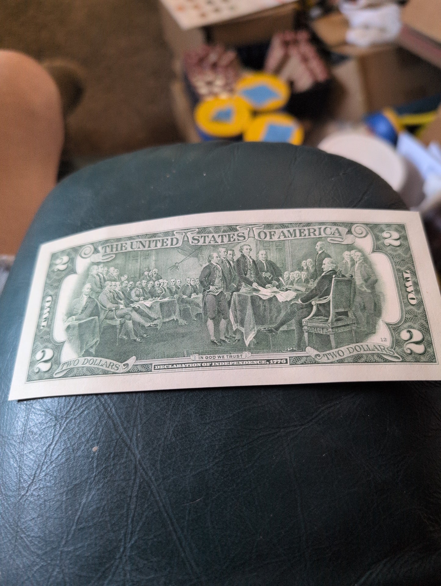 $2 UNC ladder note