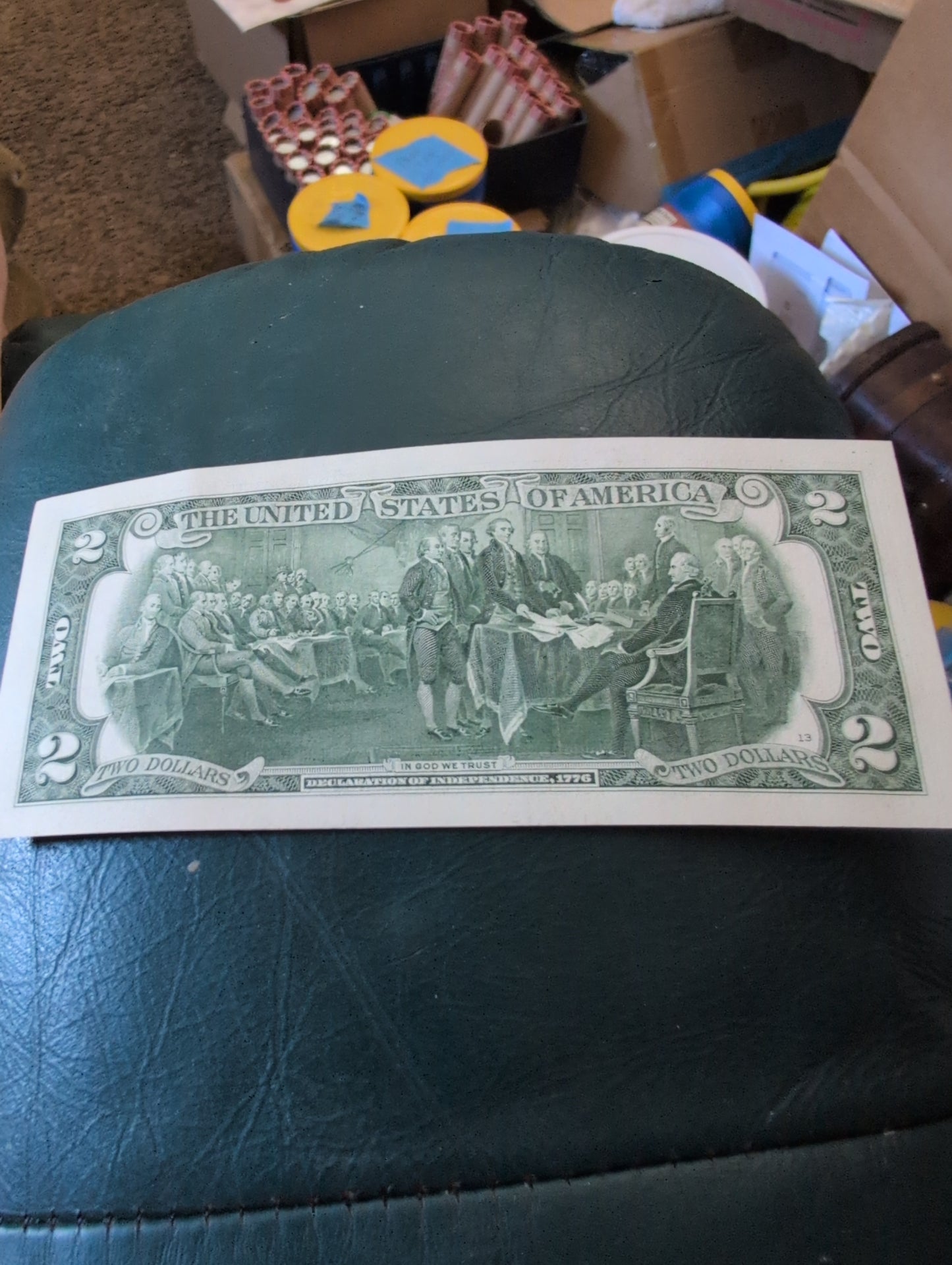 $2 Crisp UNC ladder note rare